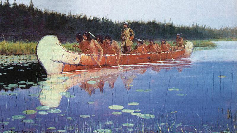 Frederick Remington Great Explorers Sweden oil painting art